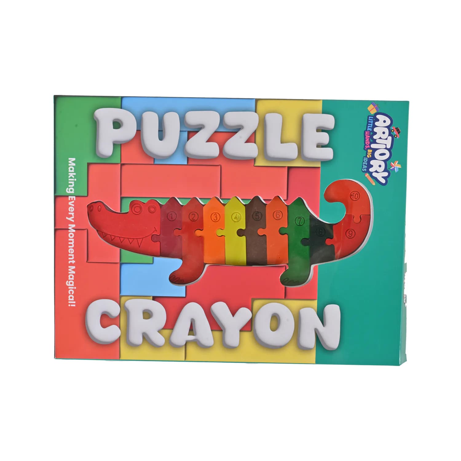 Crocodile Puzzle Crayon – Puzzle Crayons – view 3