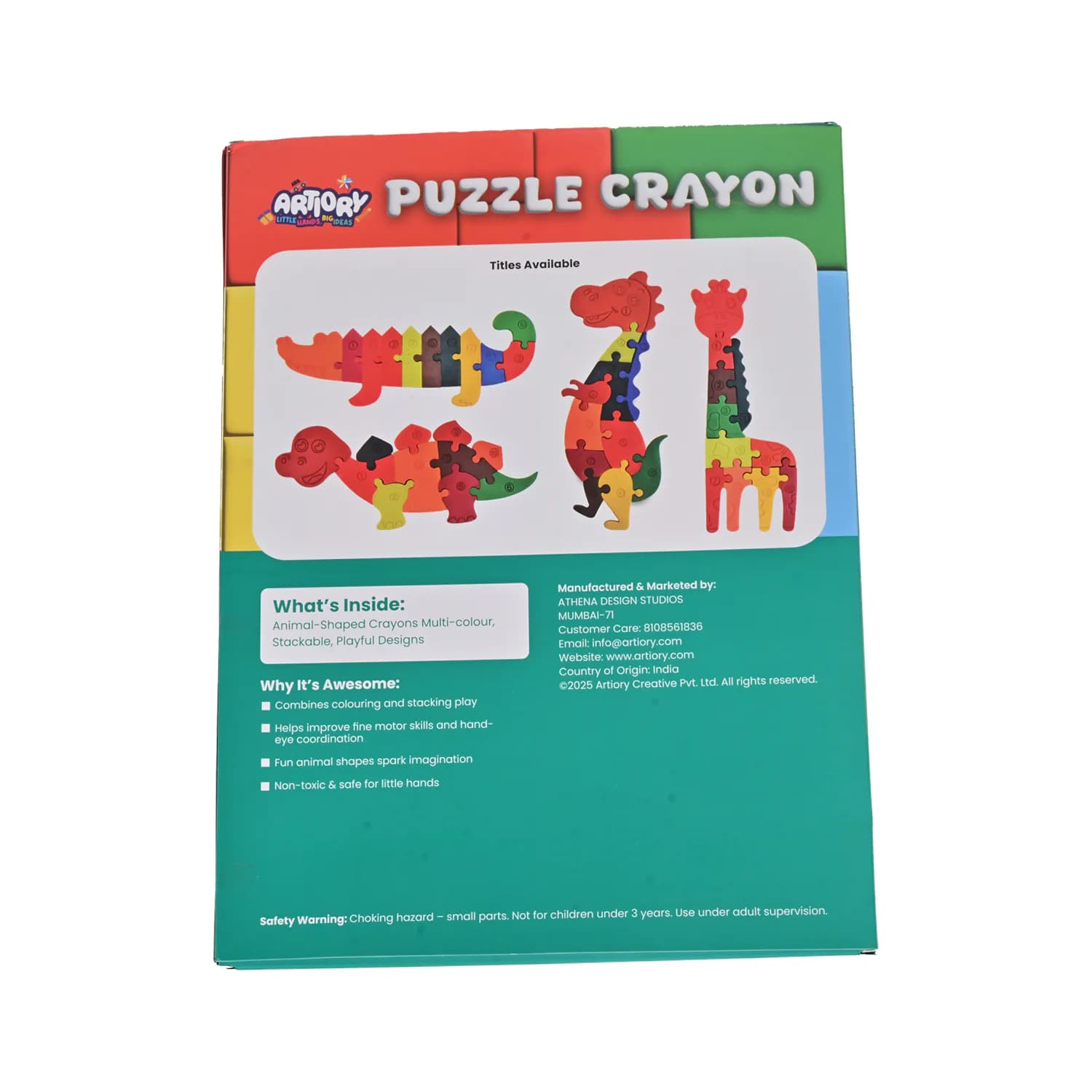 Crocodile Puzzle Crayon – Puzzle Crayons – view 4