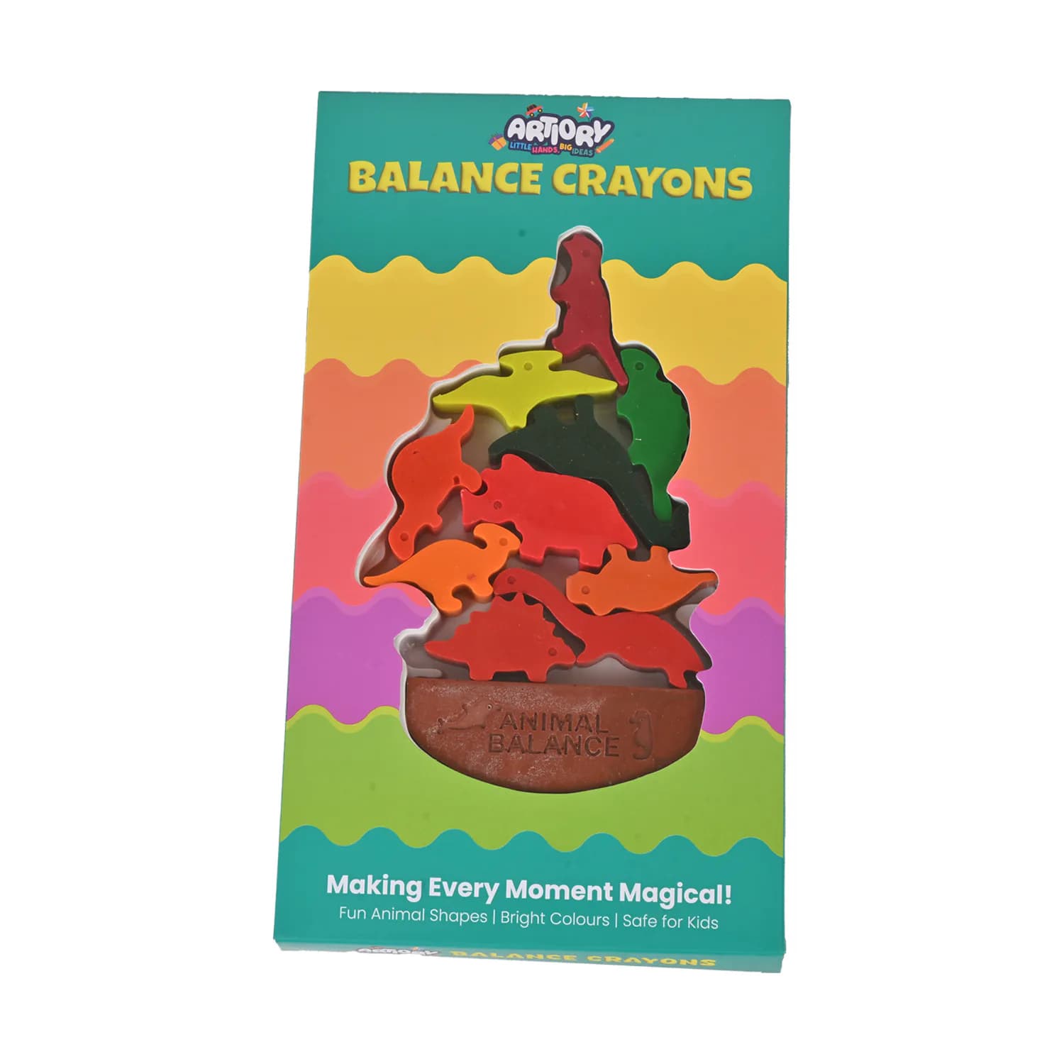 Prehistoric Animal Balance Crayons