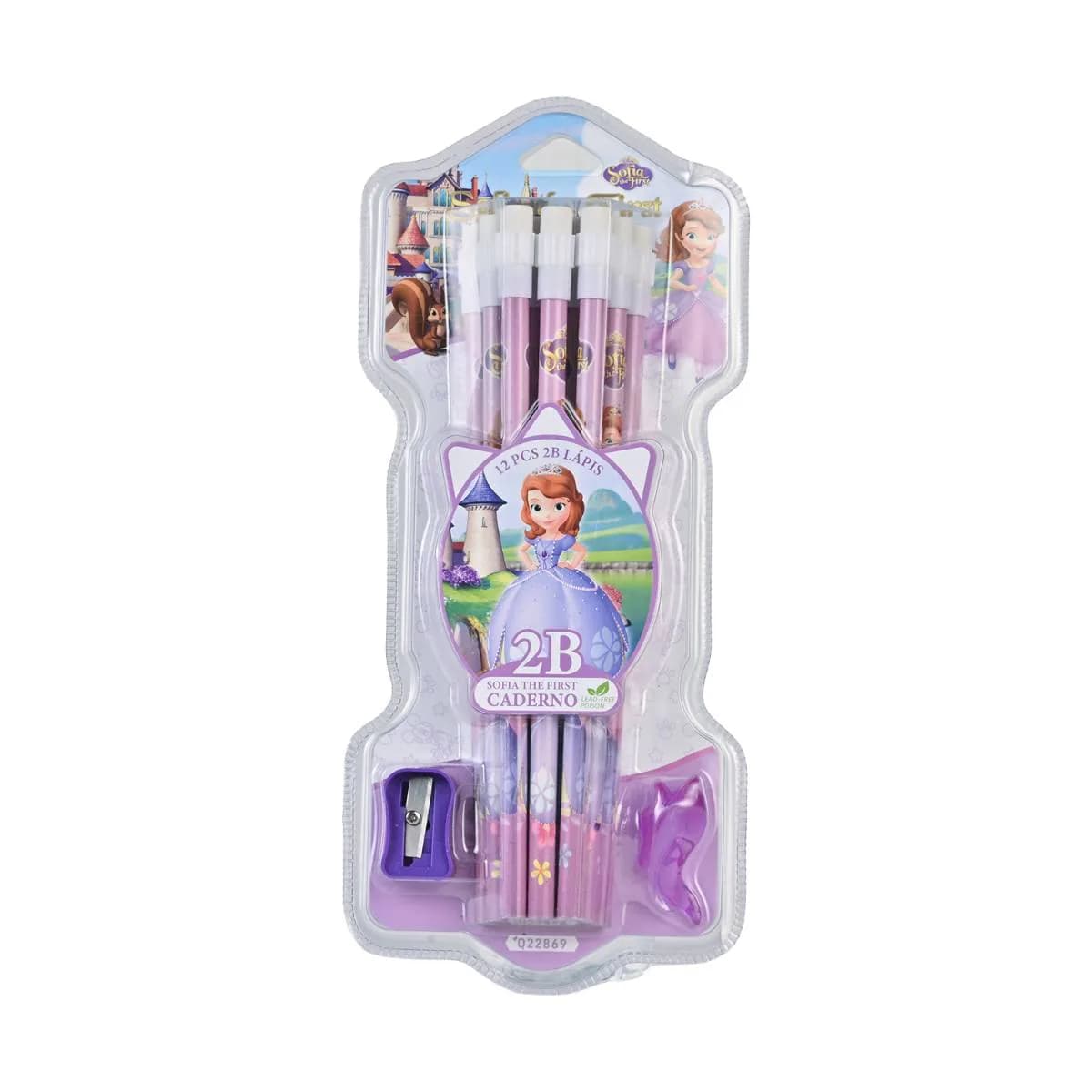 Princess Blue Pencil Set