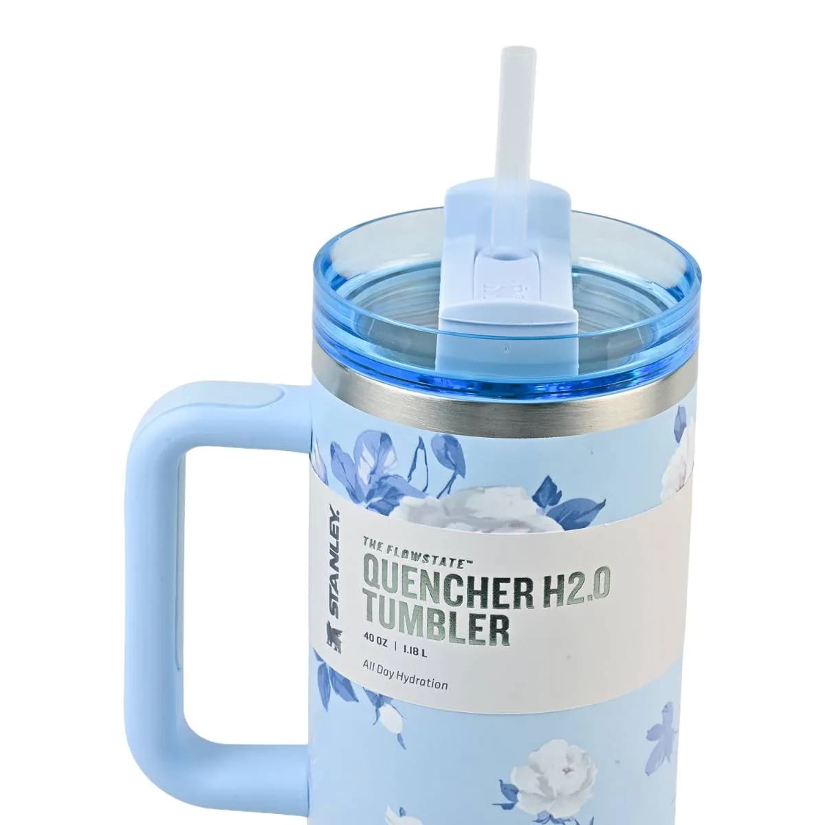 Blue Floral Tumbler in Blue – view 5