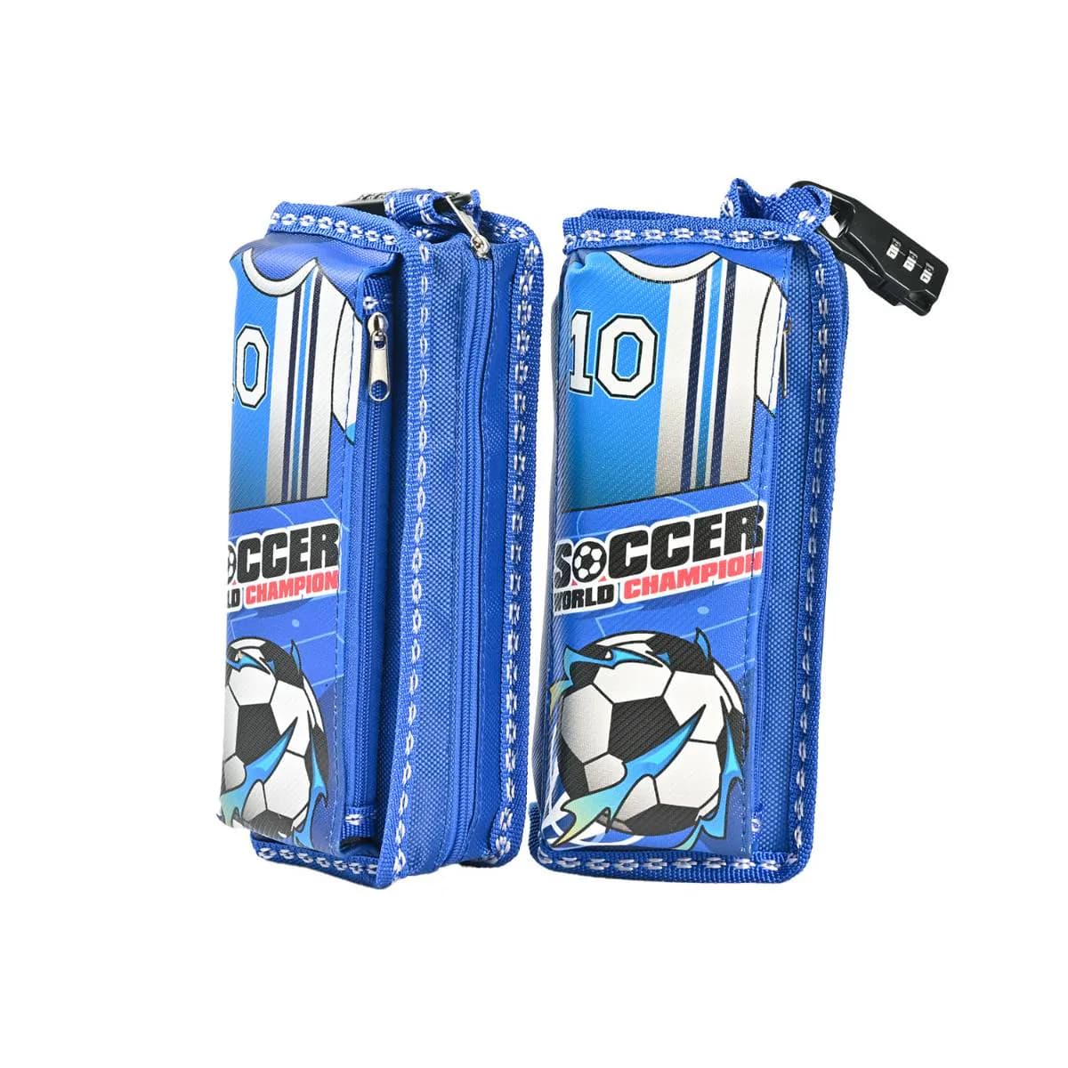 Blue Football Pouch