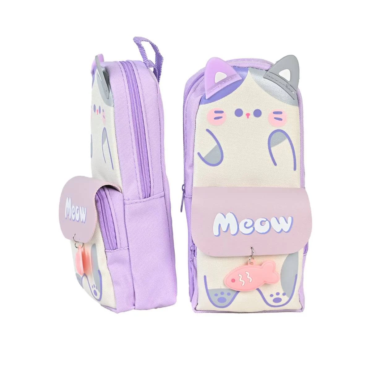 Purple Meow Cat Pouch