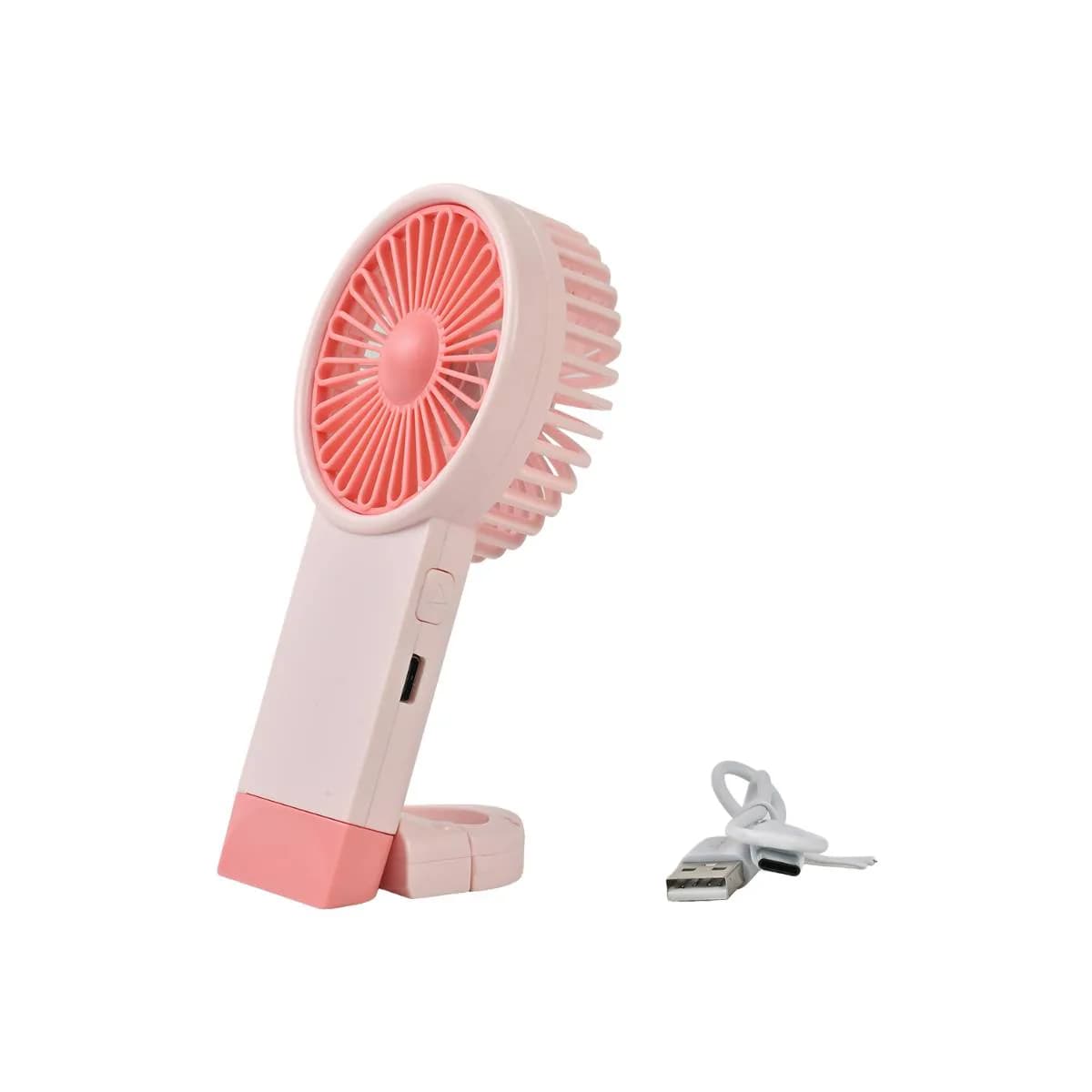Pink Mini Fan in Pink – view 3