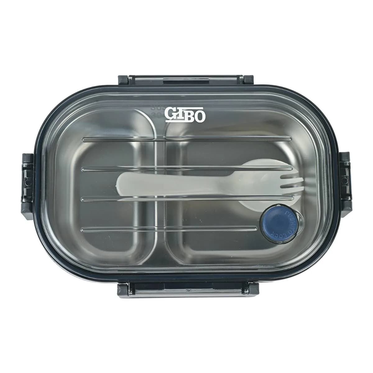 Gibo Black Lunch Box (500ml) – Lunch Boxes – view 4