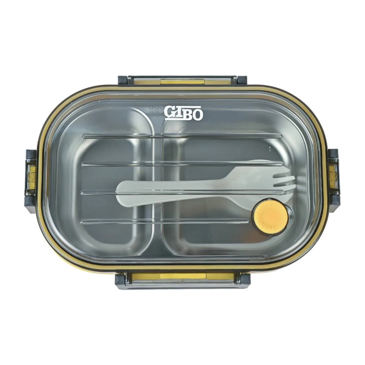 Gibo Yellow Lunch Box (500ml) – Lunch Boxes – view 4