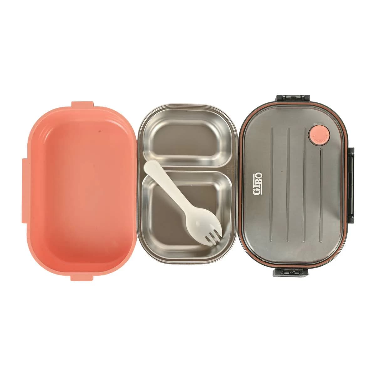 Gibo Peach Lunch Box (500ml) – Lunch Boxes – view 6