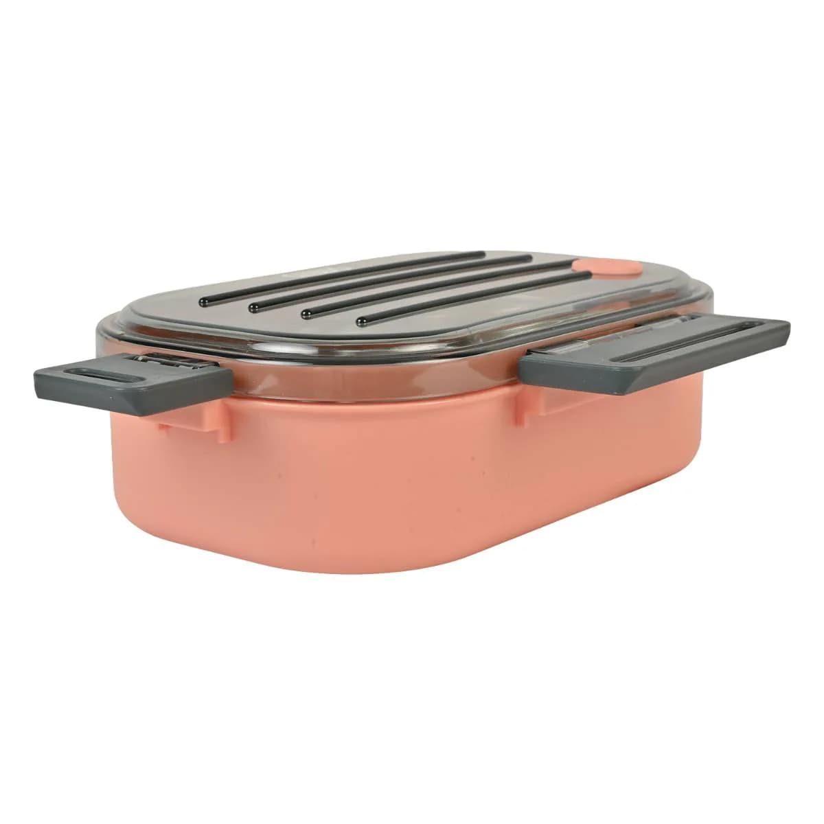 Gibo Peach Lunch Box (500ml) – Lunch Boxes – view 3