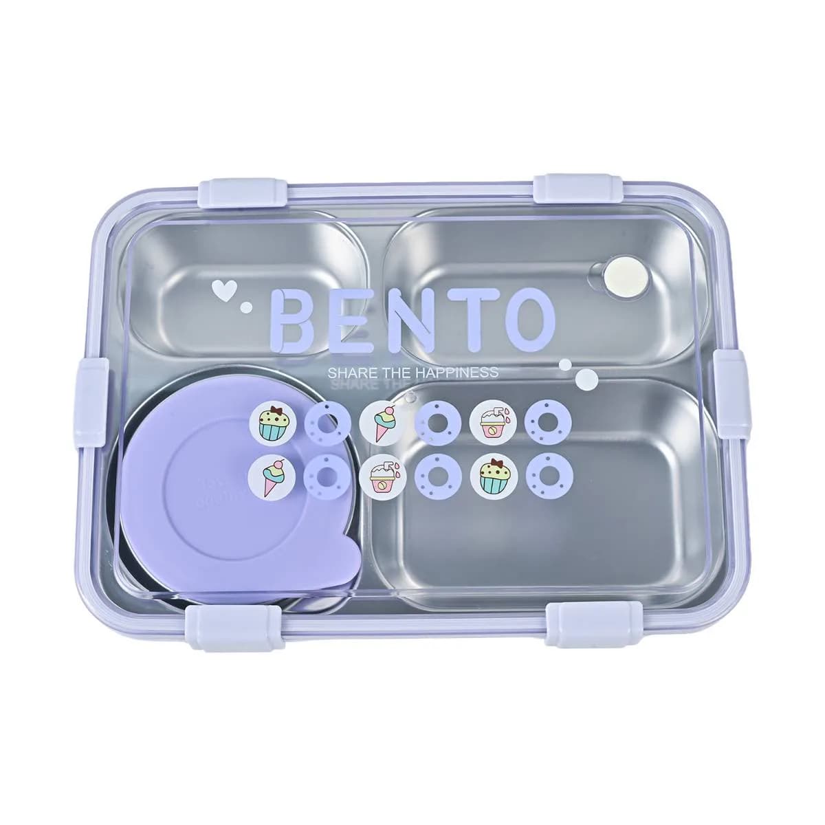 Purple Bento Lunch Box (1000ml)