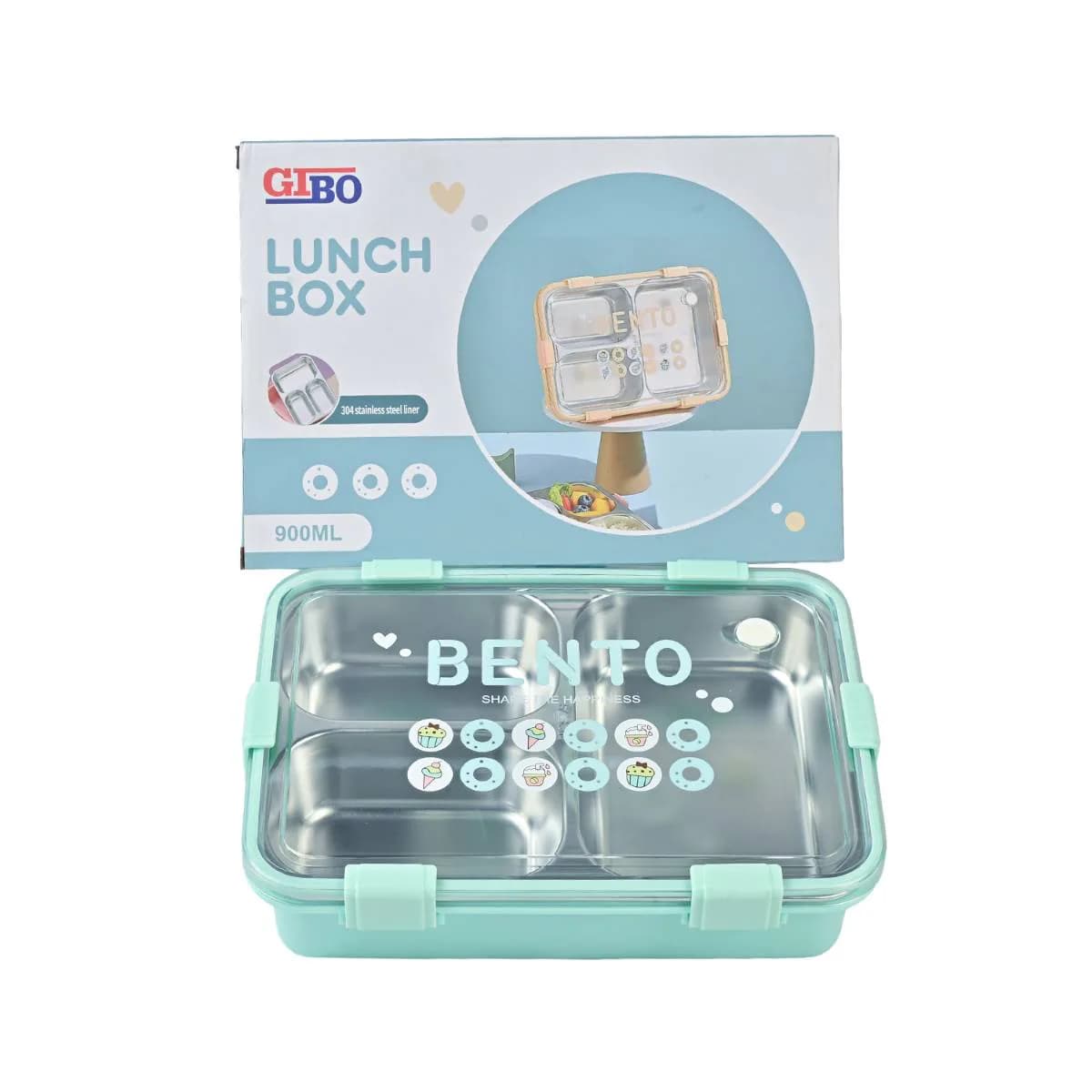 Light Blue Bento Lunch Box (900ml)