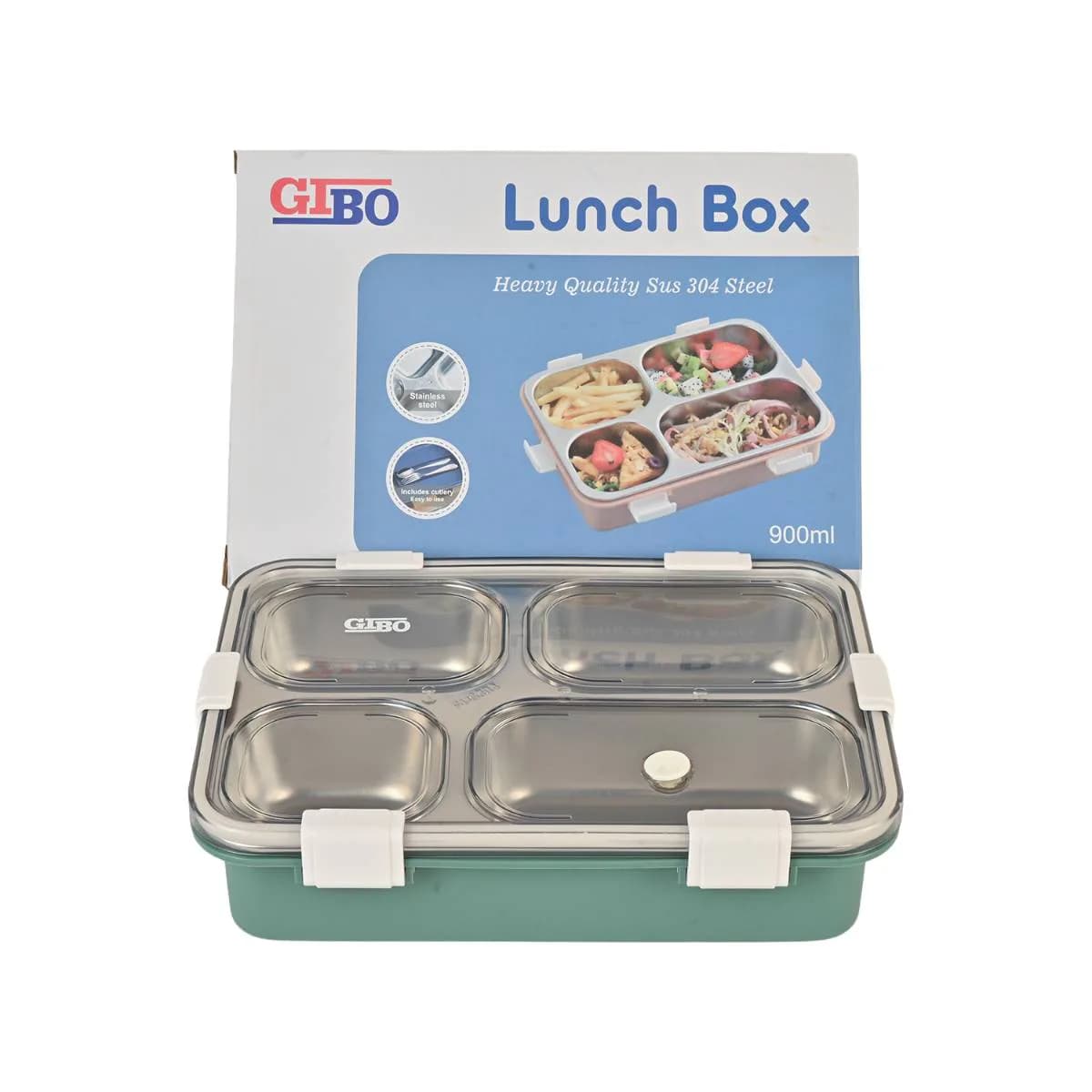 Green Lunch Box (900ml)