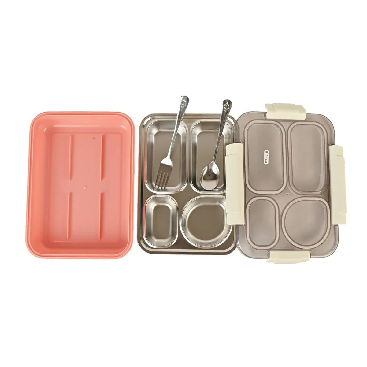 Peach Lunch Box (900ml) – Lunch Boxes – view 5