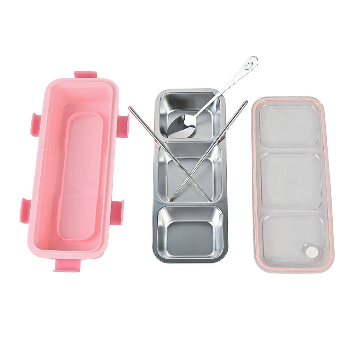 Pink Lunch Box (650ml) – Lunch Boxes – view 4