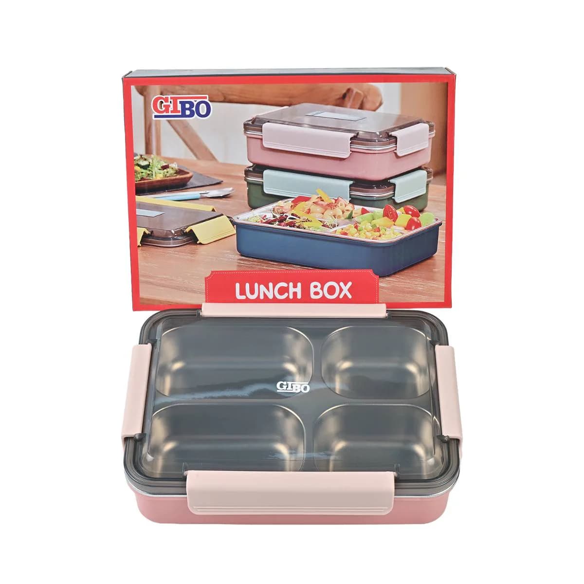 Gibo Pink Lunch Box – Lunch Boxes – view 5