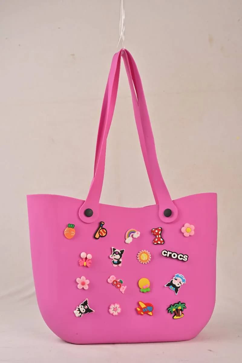 Pink Crocs Bags