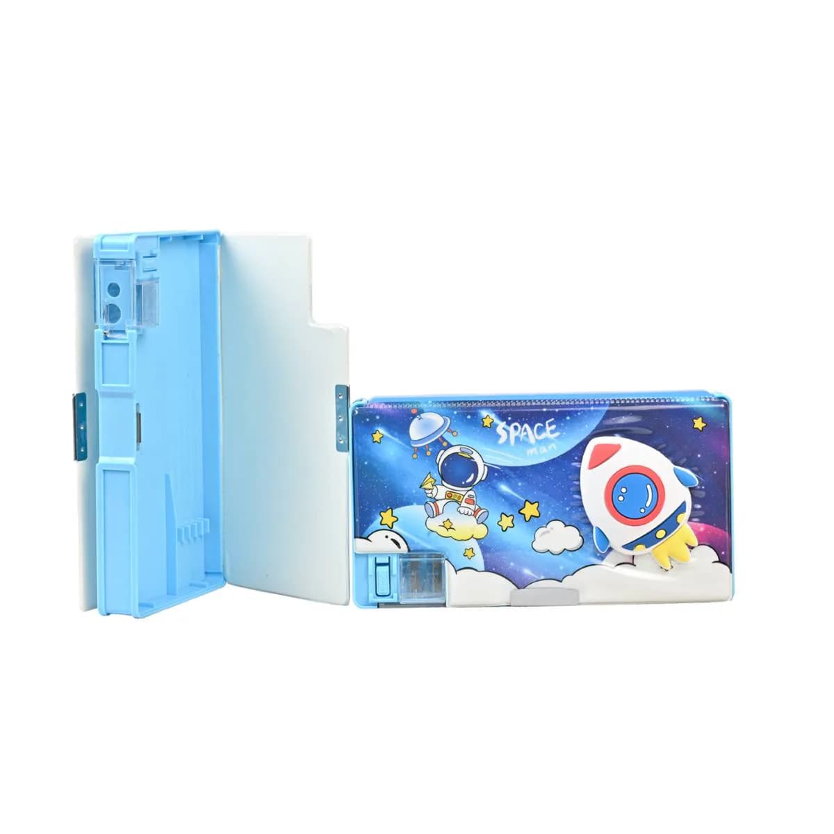 Blue Astro Space Pencil Box