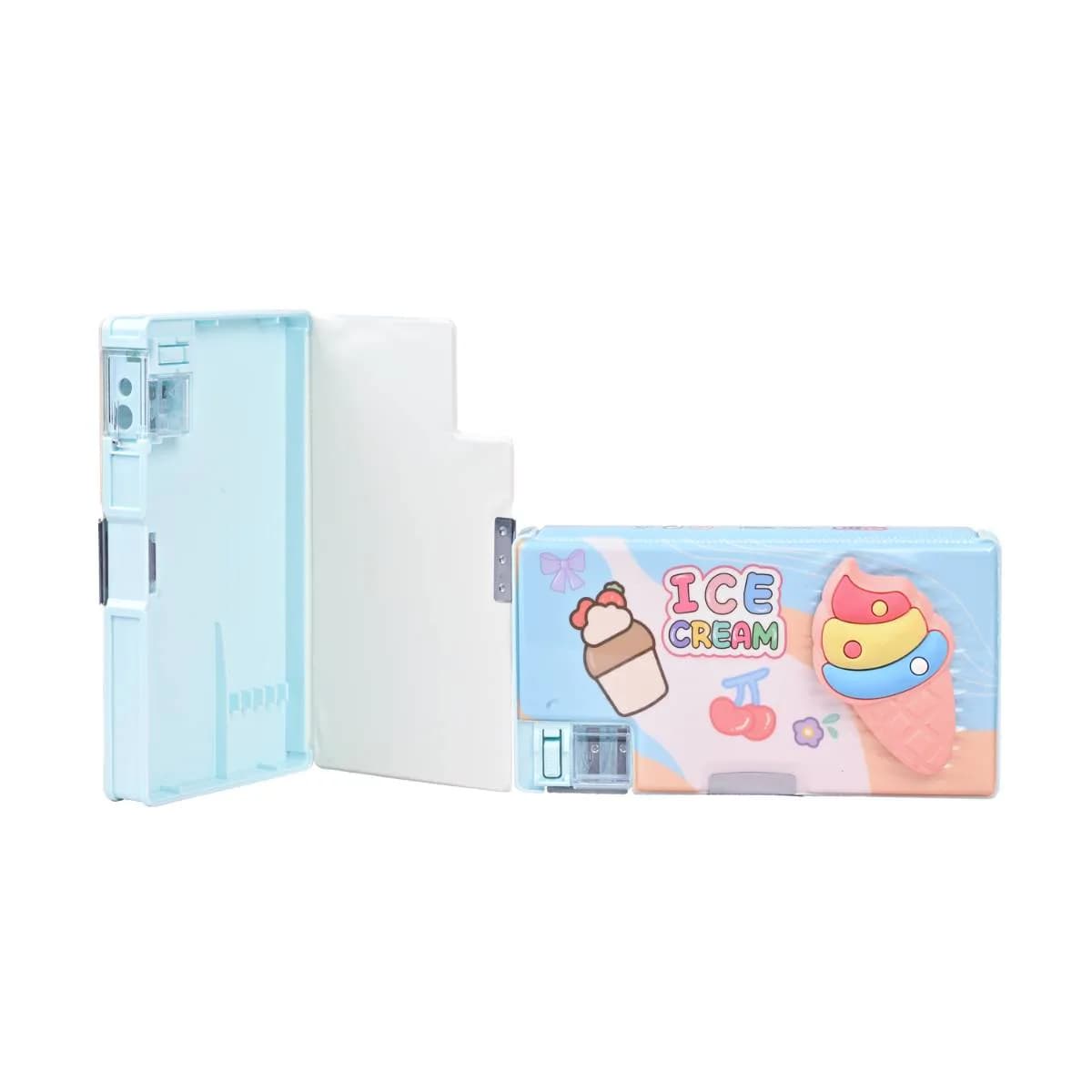 Blue Ice Cream Pencil Box