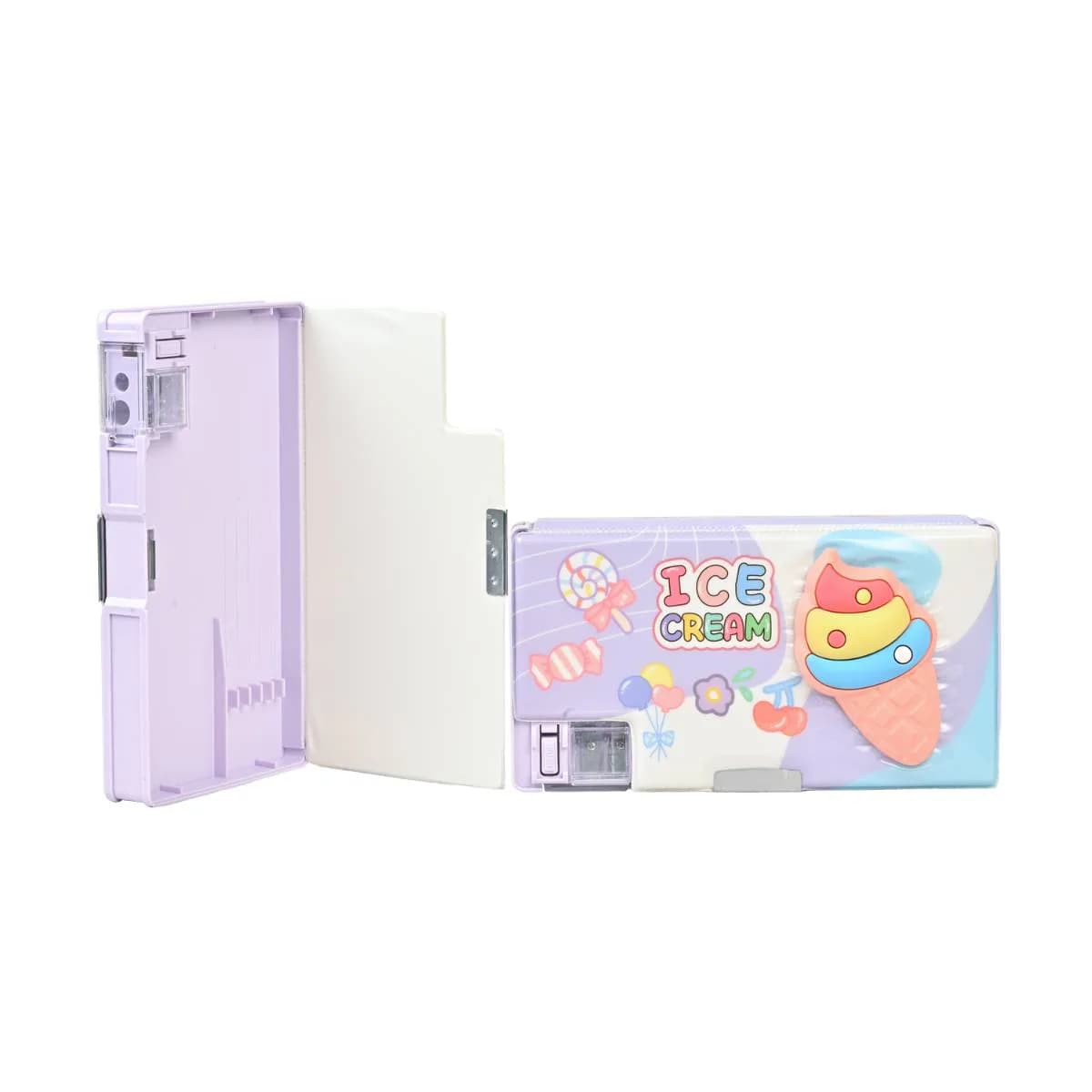 Purple Ice Cream Pencil Box