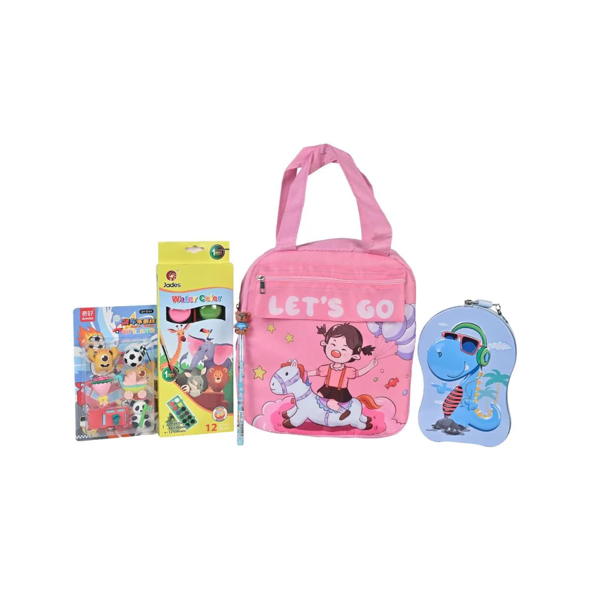 Pink Silver Foil Bag Gift Hamper