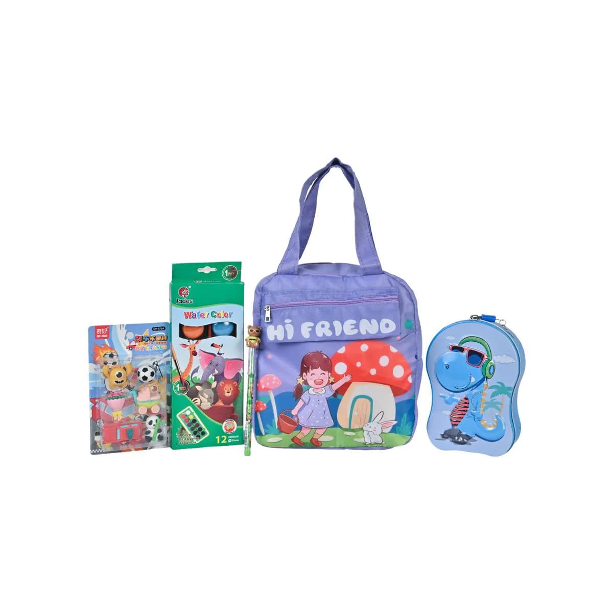Purple Silver Foil Bag Gift Hamper