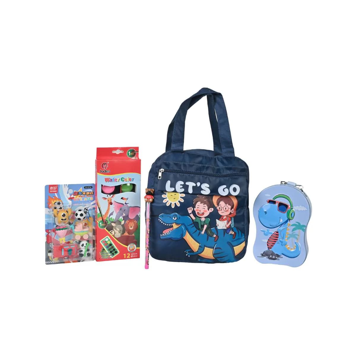 Black Silver Foil Bag Gift Hamper
