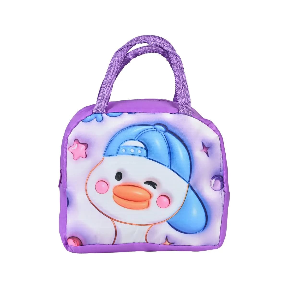 Purple Silver Foil Tiffin Bag
