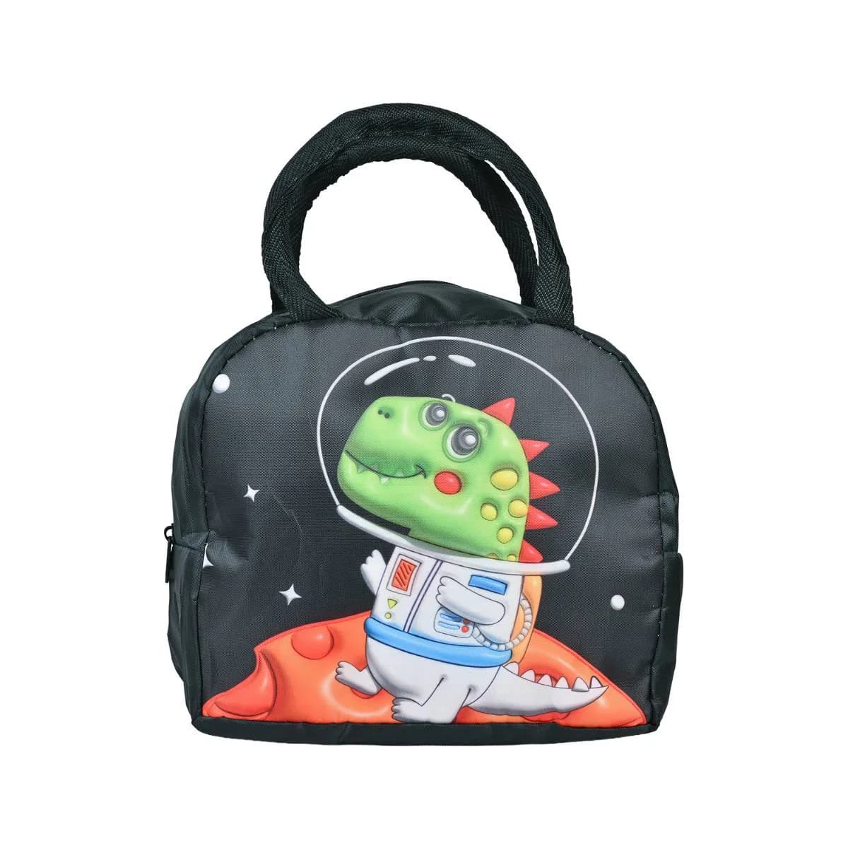 Black Silver Foil Tiffin Bag
