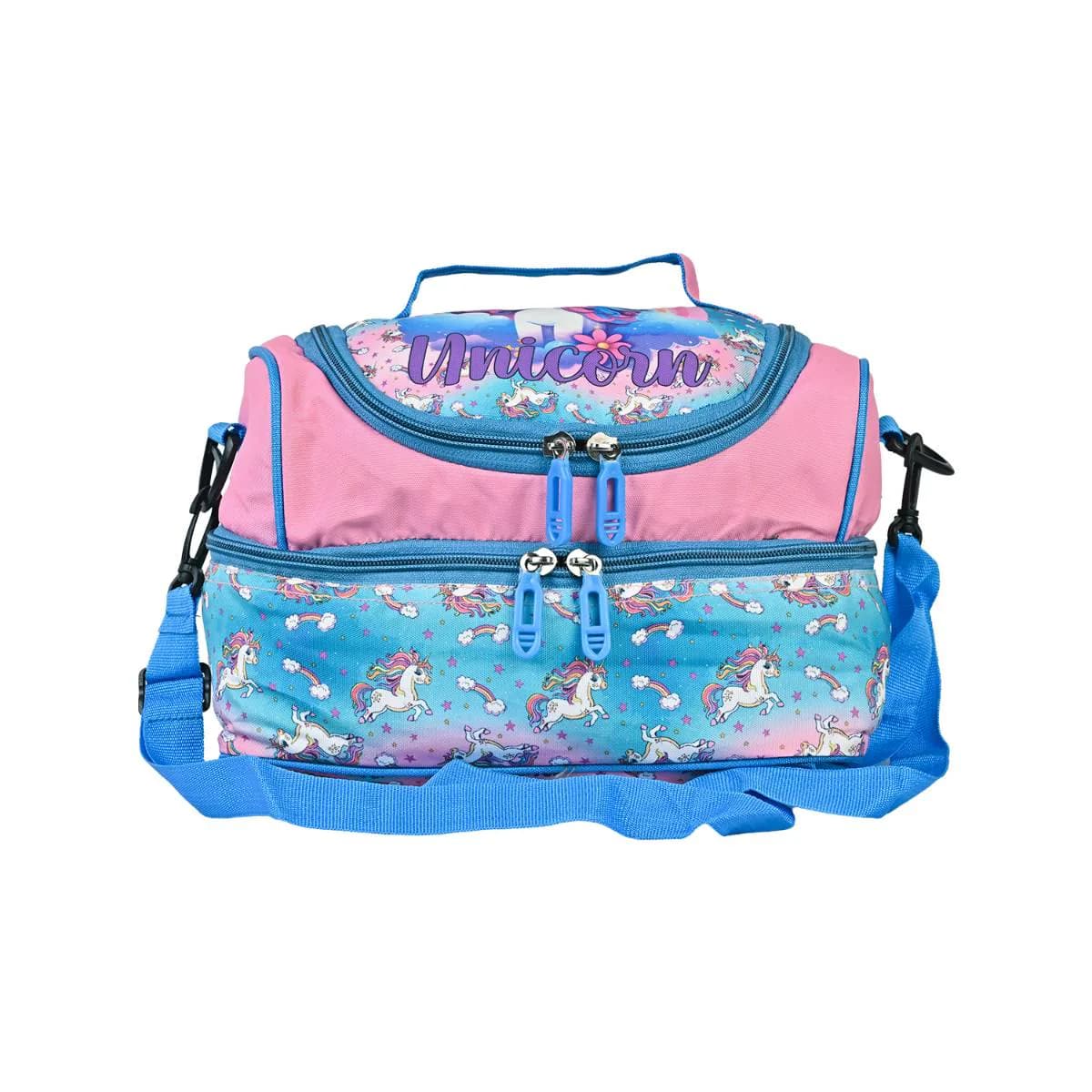 Blue Unicorn Thermal Double Partition Tiffin Bag