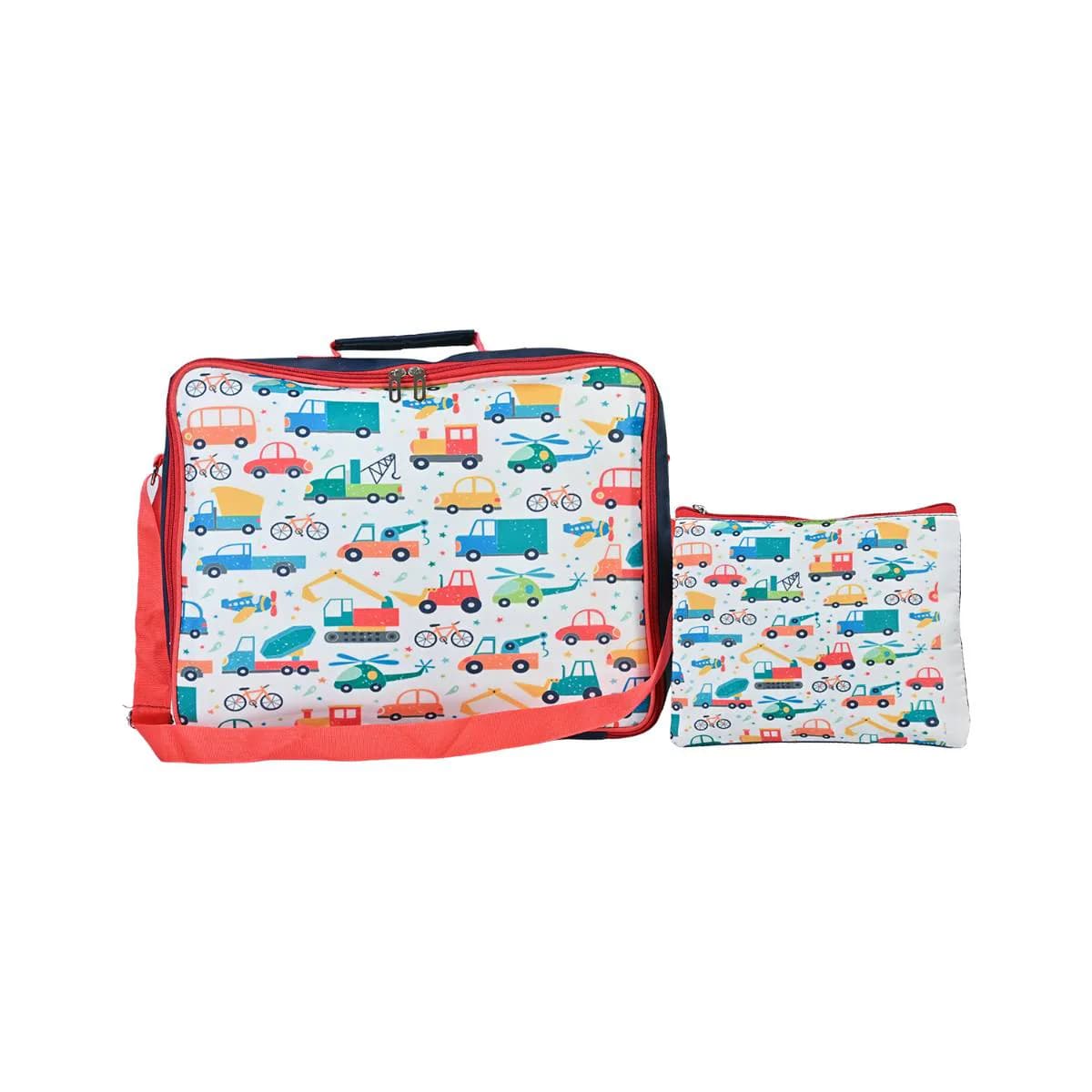 Vehicle Overnight Bag With Pouch