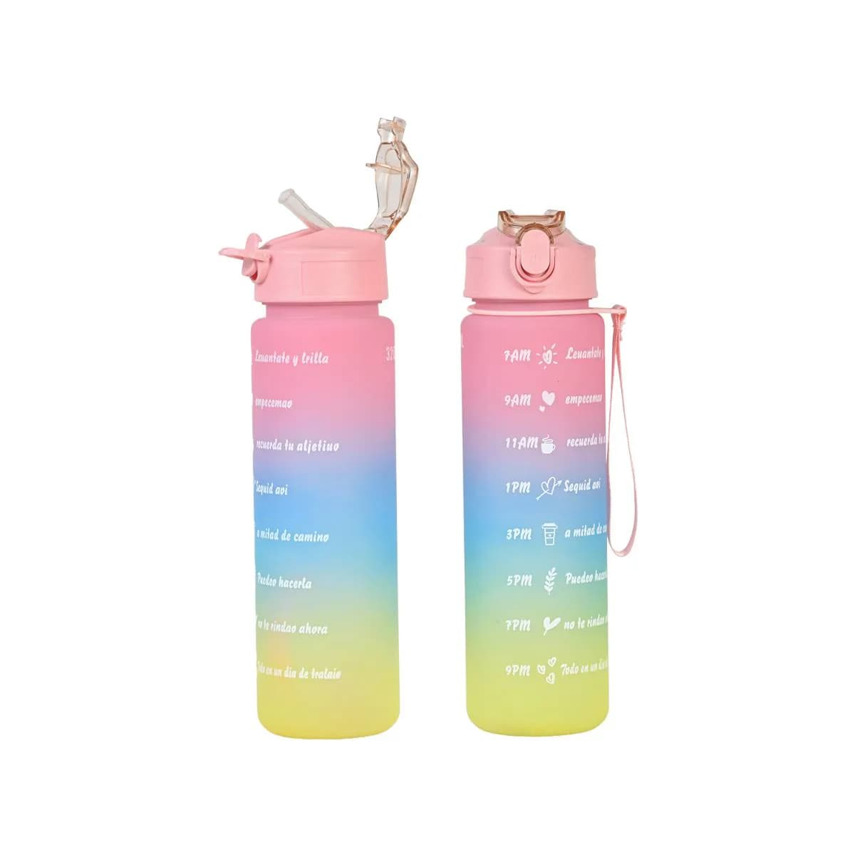 Pink, Blue, Yellow Multicolour Sipper