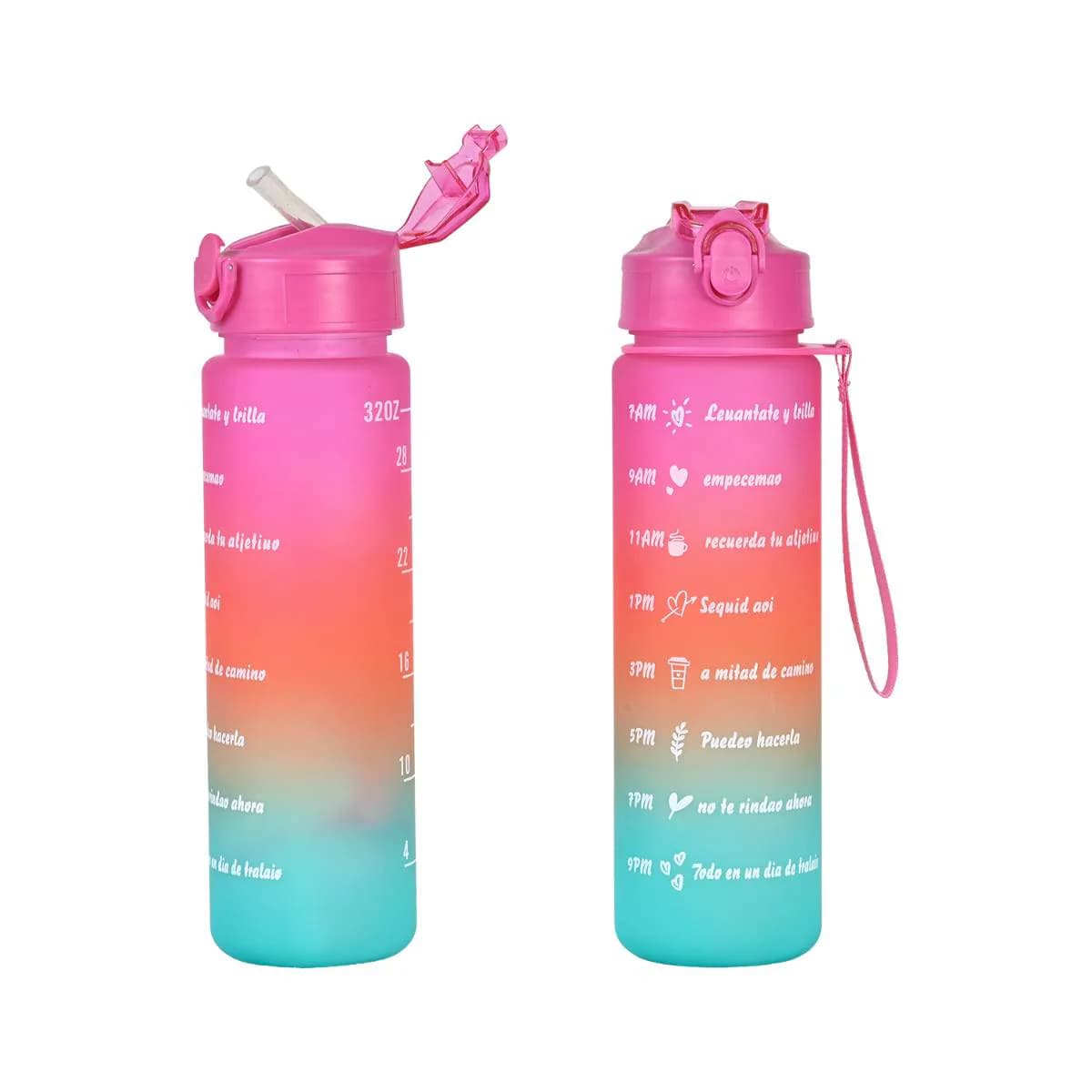 Pink, Red, Blue Multicolour Sipper