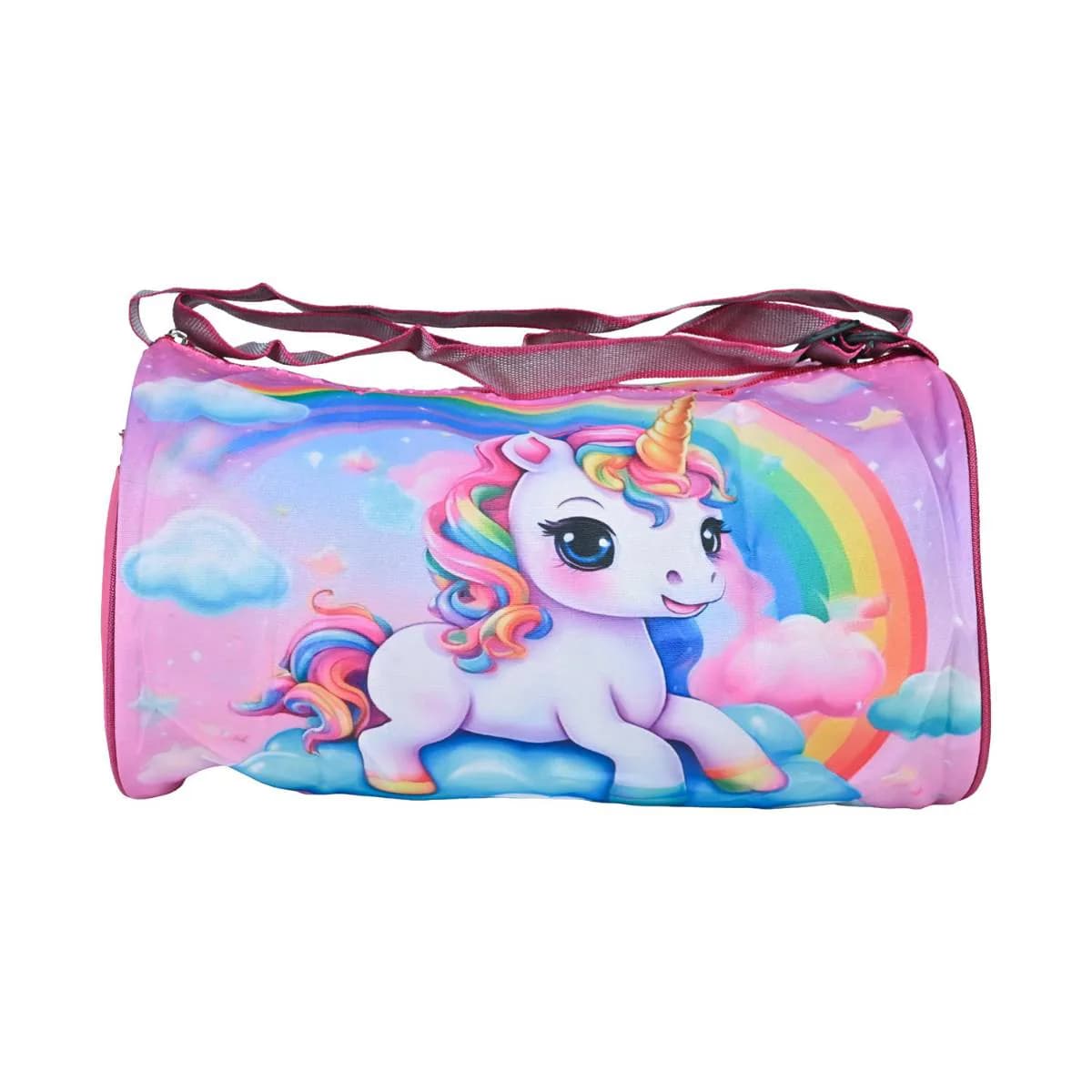 Pink Baby Unicorn Duffle Bag