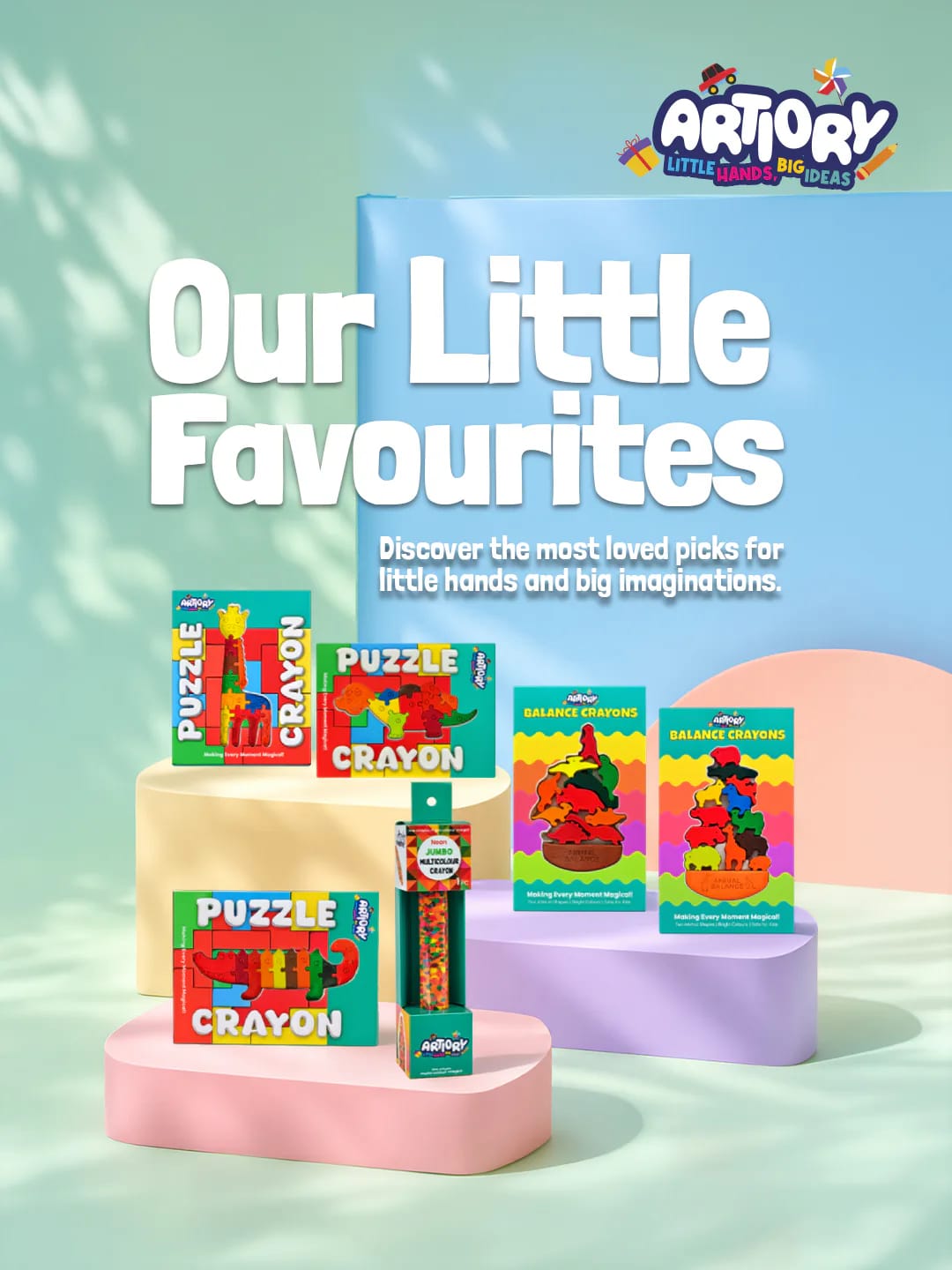 artiory crayons
