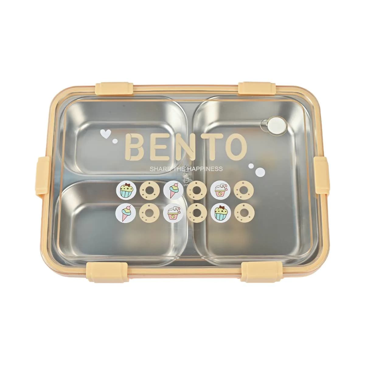 Peach Bento Lunch Box (900ml) - alternate view