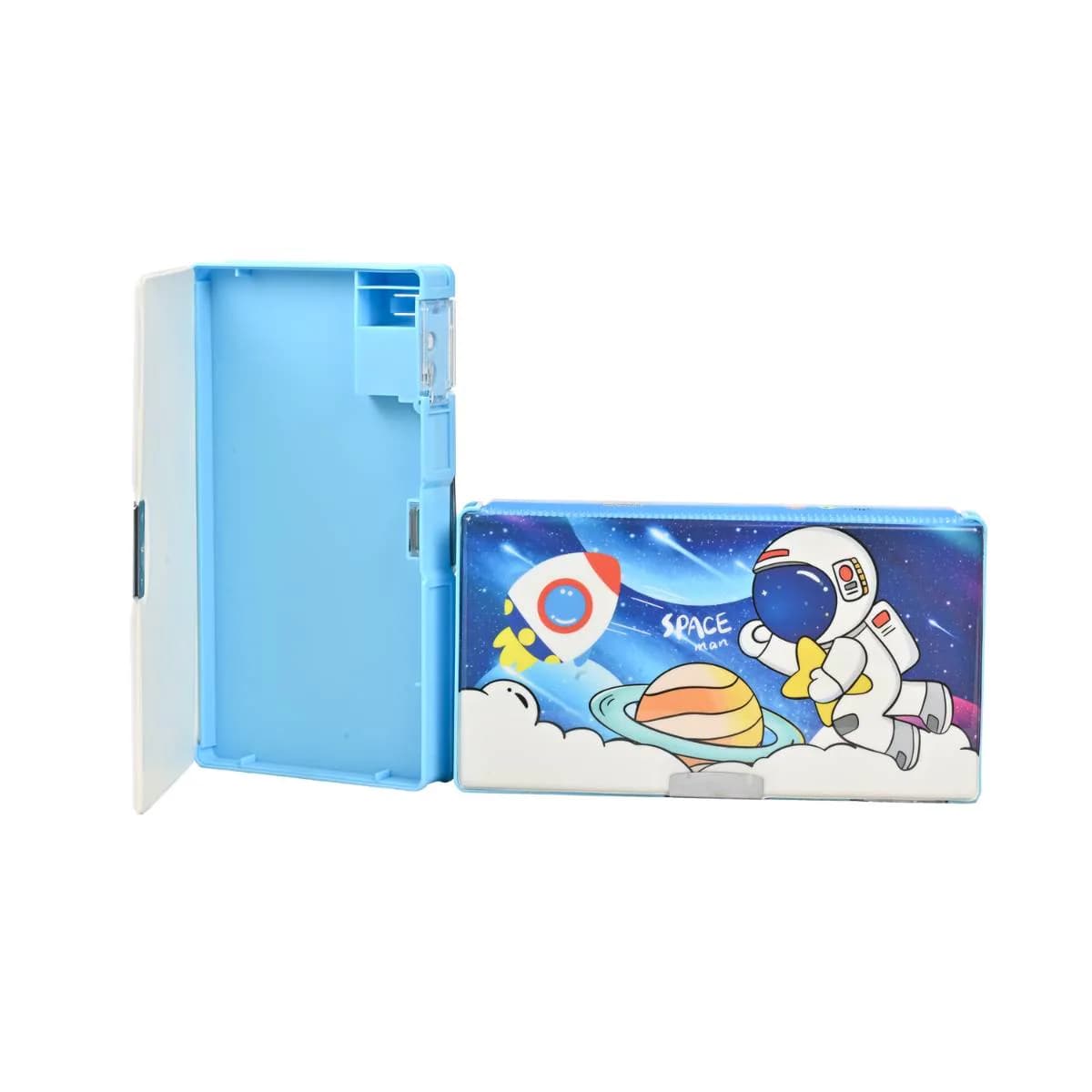 Blue Space Pencil Box
