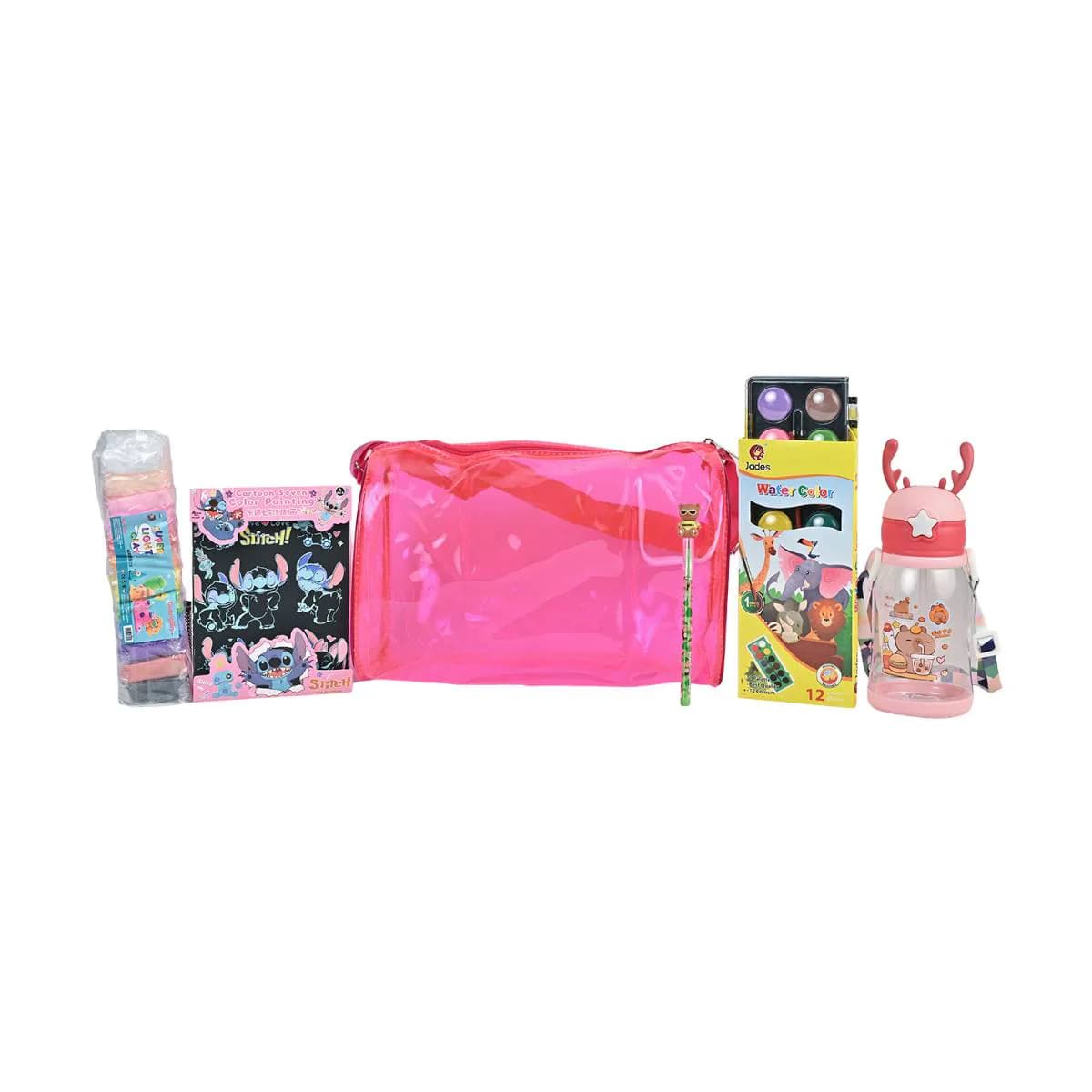 Pink Jelly Duffle Bag Gift Hamper