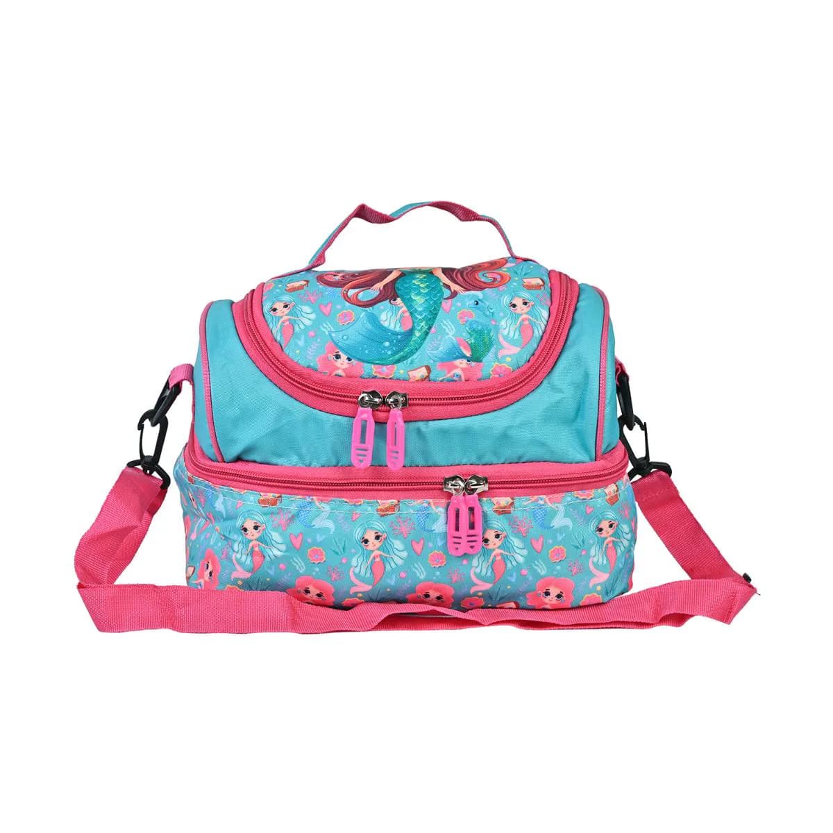Blue Mermaid Thermal Double Partition Tiffin Bag