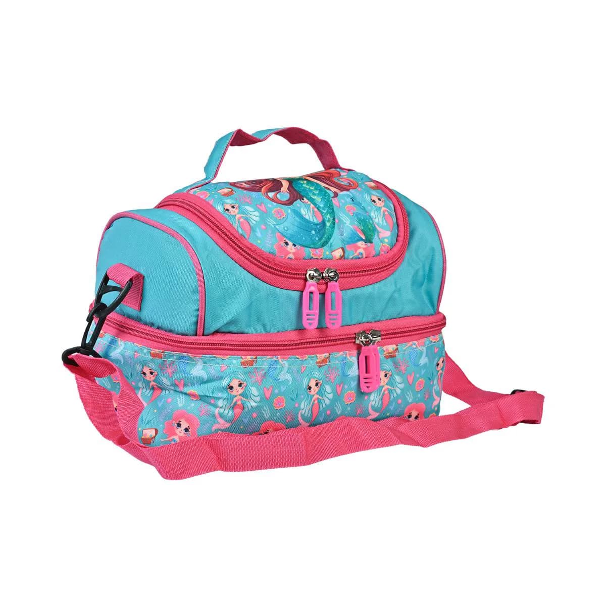 Blue Mermaid Thermal Double Partition Tiffin Bag - alternate view